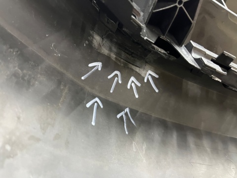 Zderzak przedni VW Caddy 3 III 15-20r. Lift przód 2K5807221K