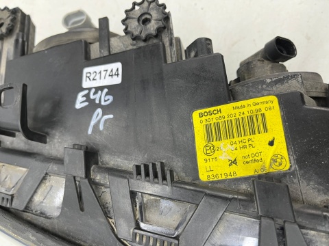 Lampa reflektor BMW 3 E46 sedan kombi 98-01r. PRAWA przednia H7 oryginalna prawy przód EU 8361948