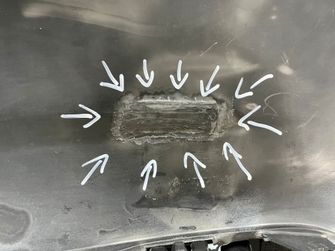 Zderzak tylny Citroen C3 2 II 09-16r. tył  4XPDC 9683977070