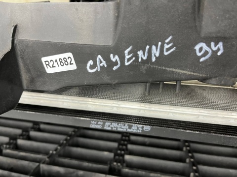 Pas przedni Porsche Cayenne III 9y 18r.- 3.0 4.0 kompletny ramka z chłodnicami wody klimy żaluzje belka wzmocnienie