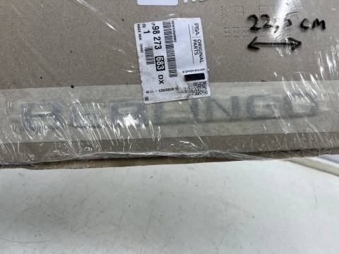 Znaczek Citroen Berlingo 3 III + Multispace 18r.- NOWY napis znaczek emblemat na klapę bagażnika ORYGNALNY 98273683dx