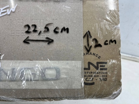 Znaczek Citroen Berlingo 3 III + Multispace 18r.- NOWY napis znaczek emblemat na klapę bagażnika ORYGNALNY 98273683dx