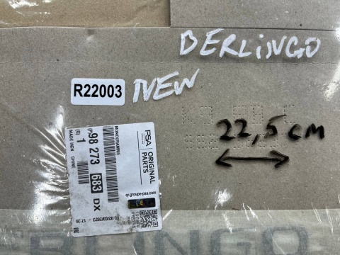 Znaczek Citroen Berlingo 3 III + Multispace 18r.- NOWY napis znaczek emblemat na klapę bagażnika ORYGNALNY 98273683dx