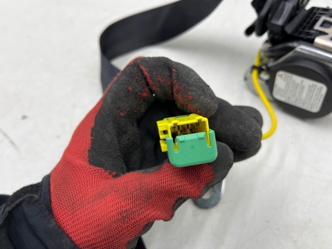 Pas bezpieczeństwa Vw Touareg 1 I 7l 02-10r. NOWY lewy tylny pas czarny lewy tył 7l6857805c