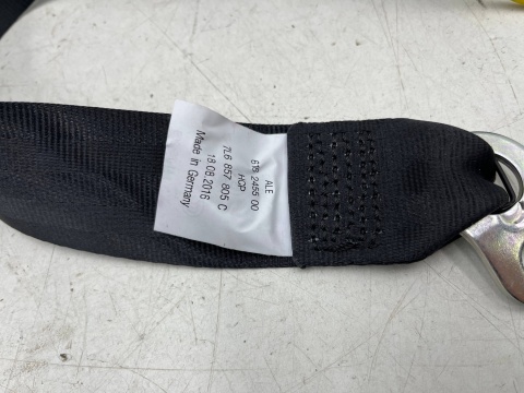 Pas bezpieczeństwa Vw Touareg 1 I 7l 02-10r. NOWY lewy tylny pas czarny lewy tył 7l6857805c