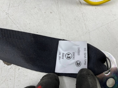 Pas bezpieczeństwa Vw Touareg 1 I 7l 02-10r. NOWY lewy tylny pas czarny lewy tył 7l6857805c