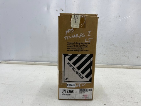 Pas bezpieczeństwa Vw Touareg 1 I 7l 02-10r. NOWY lewy tylny pas czarny lewy tył 7l6857805c