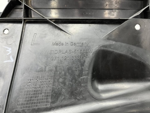 Osłona chłodnicy Porsche Panamera II 971 16-23r. lewy wlot kierownica powietrza intercoolera 971121333f