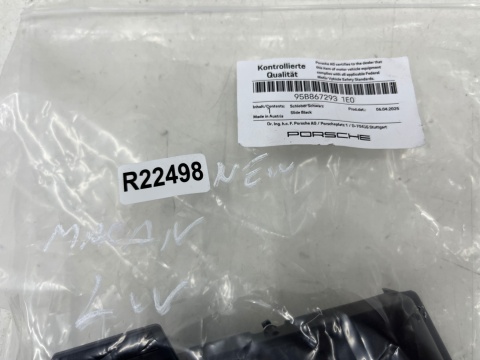 Osłona słupka Macan I 95b 14r.- NOWA lewa osłona słupka B środkowego poszycie tapicerka lewy środek 95b867293