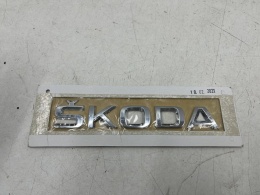 Znaczek Skoda Fabia Karoq Octavia Rapid Roomster Superb Yeti Citigo NOWY napis znaczek emblemat na klapę bagażnika ORYGNALNY