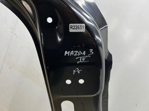 Poszycie Mazda 3 IV BP 2019r.- NOWY prawy słupek A przedni szyby rama drzwi bok poszycie dach ĆWIARTKA oryginalny