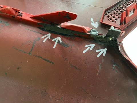 Zderzak przedni Ford Connect Tourneo MK2 II 18-22r. Lift przód 6XPDC KT1B-17K819-AB