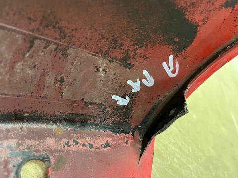 Zderzak przedni Ford Connect Tourneo MK2 II 18-22r. Lift przód 6XPDC KT1B-17K819-AB