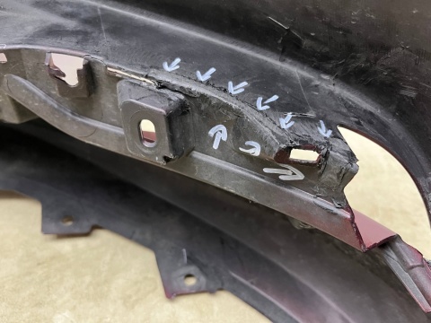 Zderzak przedni Mazda 3 IV BP 19r.- sedan przód PDC BCKA-50031