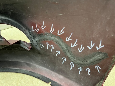 Zderzak przedni Mazda 3 IV BP 19r.- sedan przód PDC BCKA-50031