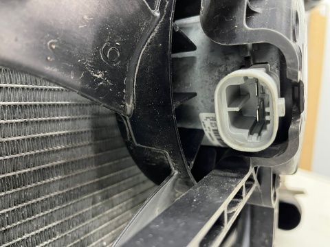 Komplet chłodnic Nissan X-Trail III T32 Rogue 13-21r. 1.6 dCi chłodnica wody klimatyzacji wiatrak intercooler Komplet