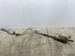 Wydech Dacia Logan 1 I 05-14r. 1.4 1.6 MPI benzyna tłumik końcowy środkowy rura KOMPLET 8200774459