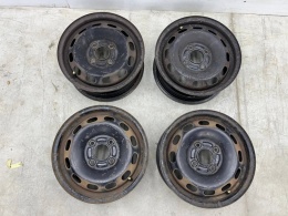 Felgi Mazda 2 I DY Ford KA Fiesta MK6 Focus MK1 Fusion 5,5jx14 H2 ET47,5 4x108 felgi stalowe 14 cali KOMPLET