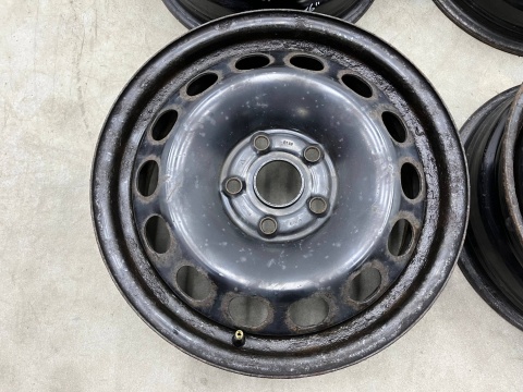 Felgi VW Golf 5 V 6 VI Golf Plus Jetta Touran Audi A3 8p Octavia II Altea Leon 6jx16 H2 ET50 5x112 felgi stalowe 16 cali KOMPLET