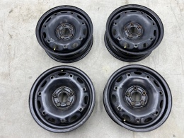 Felgi VW Polo IV 9n Fox Fabia I Ibiza III Toledo 5jx14 H2 ET35 5x100 felgi stalowe 14 cali KOMPLET 6q0601027c