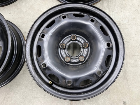 Felgi VW Polo IV 9n Fox Fabia I Ibiza III Toledo 5jx14 H2 ET35 5x100 felgi stalowe 14 cali KOMPLET 6q0601027c