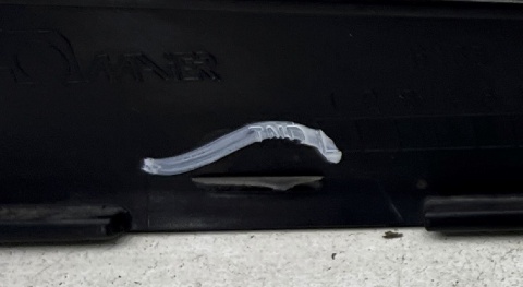 Listwa Toyota Yaris 3 III P13 LIFT Hybrid 17-20r. lewa przednia dolna listewka ozdobna nakładki drzwi lewy przód