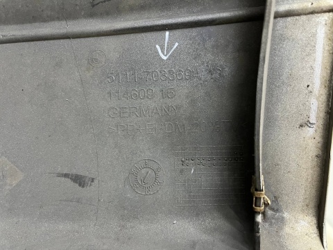 Zderzak przedni BMW 5 E60 E61 03-07r. Przedlift przód 4XPDC spryski 7033694