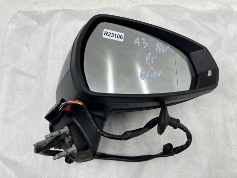 Lusterko Audi A3 8v 13-20r. PRAWE elektryczne zewnętrzne EUROPA 6 pin