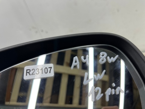 Lusterko Audi A4 B9 8w 15-24r. LEWE elektryczne składane podgrzewane 12 pin kompletne EUROPA