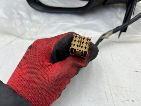 Lusterko VW Transporter T6 T6.1 Multivan Caravelle California 7E0 Lift 19-24r. LEWE składane z ASYSTENTEM EUROPA 9 pin