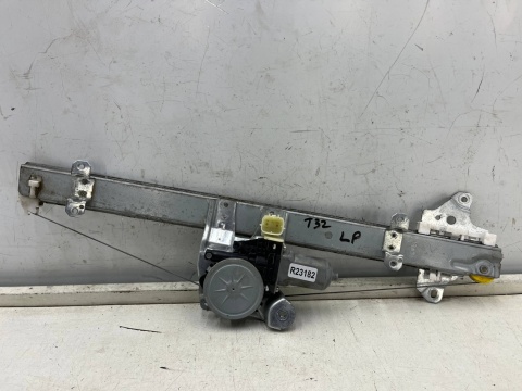 Podnośnik szyb Nissan X-Trail III T32 Rogue 13-21r. lewy przedni mechanizm podnoszenia szyb 6 pin EU lewy przód