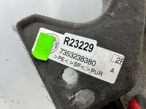 Tapicerka Fiat Stilo 01-07r. 3Drzwi PRAWY boczek bagażnika szary prawy tył