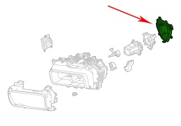 Zaślepka reflektora Porsche Macan II 95c 24r.- NOWA osłona dolnego lewego reflektora lampy halogenu lewy przód 95c941617