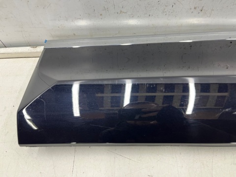 Listwa VW Tiguan 5NN Allspace R-Line 17r.- NOWA lewa tylna dolna nakładka drzwi bocznych lakierowana CHROM lewy tył