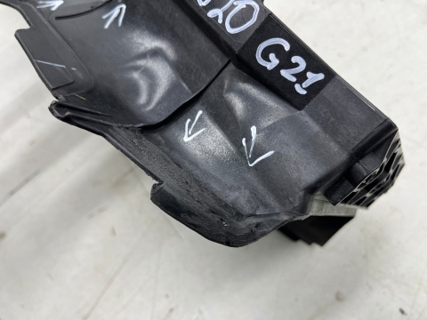 Osłona chłodnicy BMW 3 G20 G21 M-PAKIET 18-22r. DOLNA żaluzja roleta kierownica wlot powietrza zderzaka pasa przedniego 5a22c65