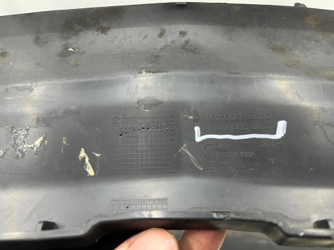 Osłona chłodnicy Mercedes w177 A-klasa 18r.- dolna kierownica powietrza nakladka pasa przedniego dolny wlot a1778856402