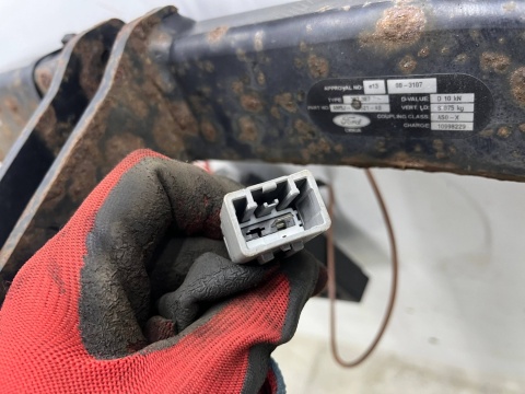 Hak holowniczy Ford C-Max MK2 CMax Mk2 12-19r. przyczepę wiązka moduł oryginalny Westfalia kula am5j-19d521-ab am5j-19h378-ad