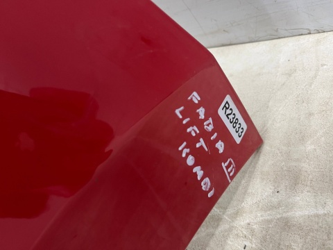 Zderzak tylny Skoda Fabia 3 III 18-22r. Lift tył Kombi 3XPDC 6V9807421F