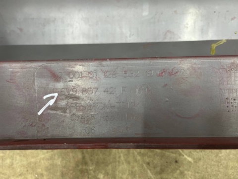 Zderzak tylny Skoda Fabia 3 III 18-22r. Lift tył Kombi 3XPDC 6V9807421F