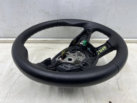 Kierownica Ford C-Max MK2 Focus Mk3 Kuga Mk2 12-19r multifunkcyjna skórzana skóra w dobrym stanie am51-3600-bf