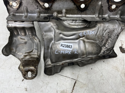 Osłona termiczna Citroen Peugeot Ford Mazda Volvo 1.6 TDCi 1.6 HDi diesel uszczelka kolektora wydechowego 9672921080