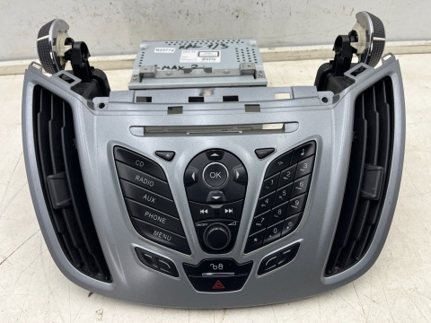 Radio Ford C-Max MK2 CMax Mk2 12-14r. tuner fabryczny czytnik płyt panel sterowania wyświetlacz komplet am5t-18c815-gk
