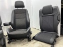 Fotele Opel Zafira B 05-14r. pół skóra EUROPA komplet 3 rzędy