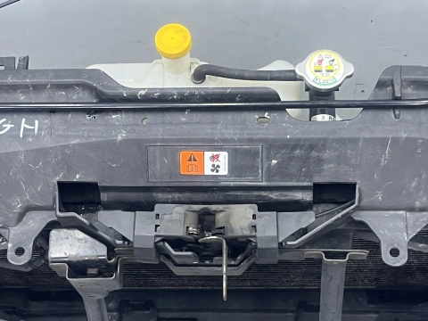 Pas przedni Mazda 6 II GH 07-12r. 2.2 MZR-CD Diesel kompletny z chłodnicą wody belka wzmocnienie absorber osłona dolna wentylato