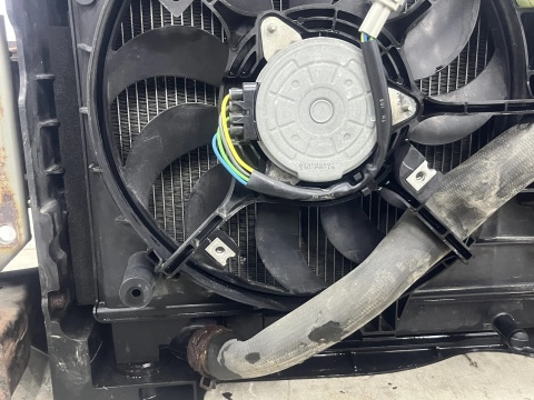 Pas przedni Mazda 6 II GH 07-12r. 2.2 MZR-CD Diesel kompletny z chłodnicą wody belka wzmocnienie absorber osłona dolna wentylato