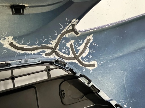 Zderzak przedni Ford Fiesta Mk7 VI 08-12r. Przedlift przód 8A61-17K819