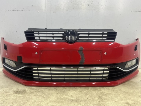 Zderzak przedni VW Polo 5 V 6C 14-17r. Lift przód 4XPDC spryski 6C0807221