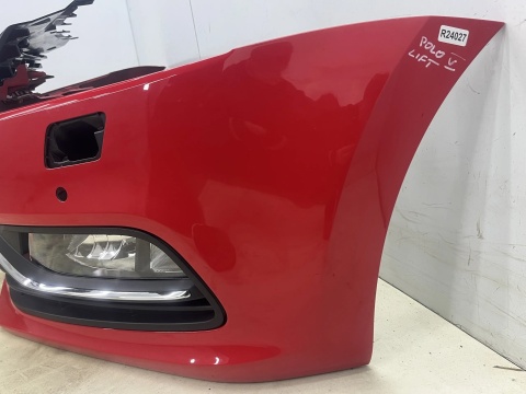 Zderzak przedni VW Polo 5 V 6C 14-17r. Lift przód 4XPDC spryski 6C0807221