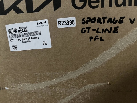 Atrapa Kia Sportage NQ5 5 V GT-Line 21-25r. Przedlift dolna środkowa kratka przednia maskownica grill nowa oryginalna 86350-R200