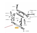Belka zderzaka Nissan Juke I F15 10-19r. przód przednie wzmocnienie pasa chłodnic przód oryginalne 62530-1ke0b